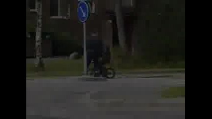 Ghost Rider на колело :d