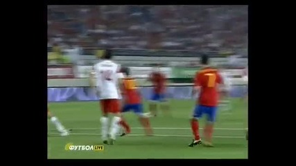 Spain 4:0 Poland - Фабрегас Гол 