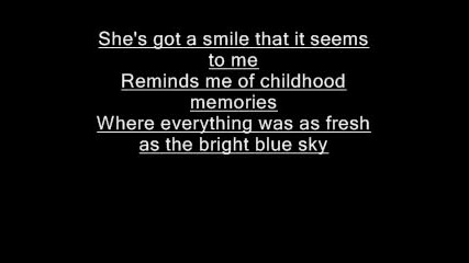 Велика!!!!!!!!!!!!!!!!guns N Roses- Sweet Child Of Mine (lyrics)