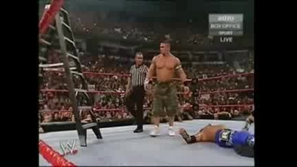 Edge vs John Cena - Tlc match for wwe title Part 3