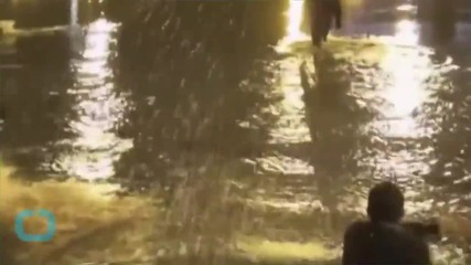 Kanye West Jump Into Lake During Armenian Performance