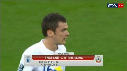 Англия 4 : 0 България, 03.09.2010 ( Репортаж на целият мач... ) 