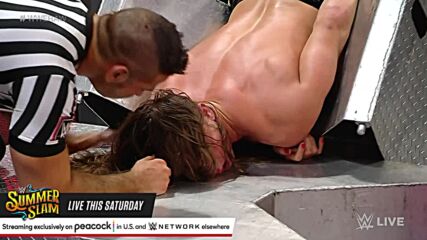 Seth Rollins Stomps Riddle into the steel steps: Raw, July 25, 2022