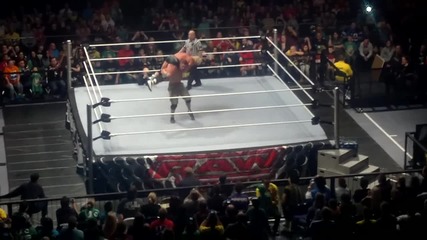 Долф Зиглър срещу Джон Сина - Wwe World Tour 2012