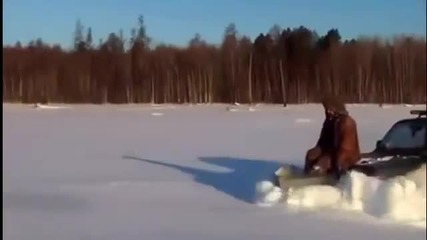 Най-якият снегорин!лада Нива