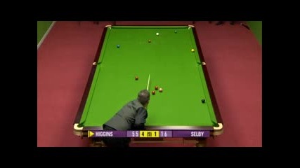 Snooker Welsh Open 2010 Quarter Final John Higgins vs Mark Selby Част 5 