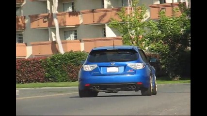 Subaru Sti A Spec exhaust turbo back sound clip.