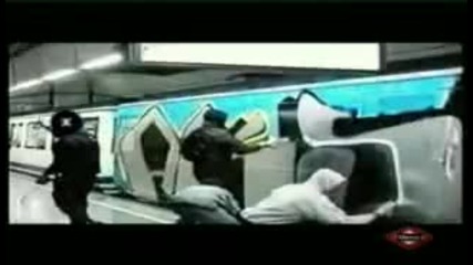 Как се рисува върху влак с графити само за 2мин!