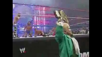 hornswoggle wins the crusierweight title 