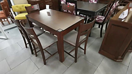 www.mebelrum.com Маса за трапезария с 4 стола българска изработка