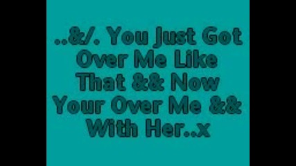 You Hurt Me .. Again...