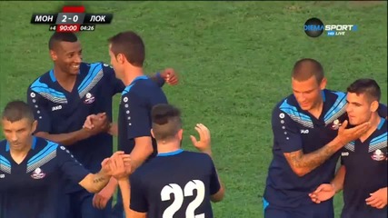 Попадението на Станислав Генчев за 2:0 за Монтната срещу Локо Пд