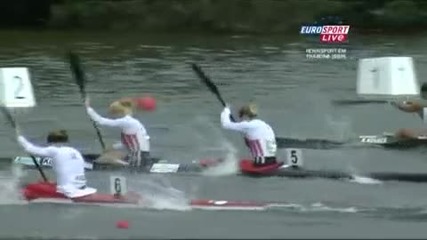Highlights of the Canoe Sprint European Championships in Trasona 2010 [flatwater Kayak 5]