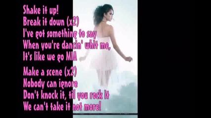 Бг Превод! Selena Gomez - Shake It Up Lyrics