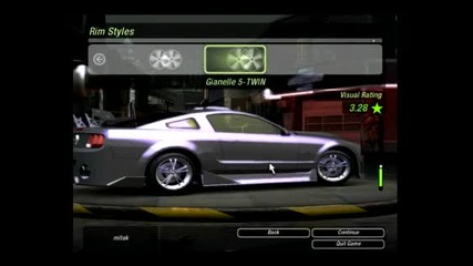 * Need for Speed Underground 2 * Tuning Ford Mustang 