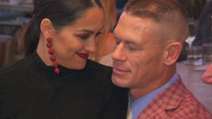 John Cena acts suspiciously quiet around The Bella Family during a gender reveal party: Total Bellas, June 24, 2018