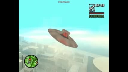 Ufo In Gta San Andreas !!!