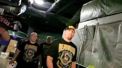 Carwin- Dos Santos arrival