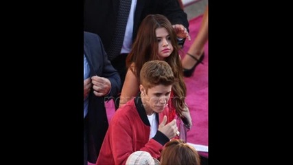 Selena Gomez и Justin Bieber на примиерата ' Part Of Me ' !