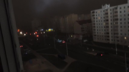 Апокалипстична буря превърна деня в нощ в Беларуския град Солигорск