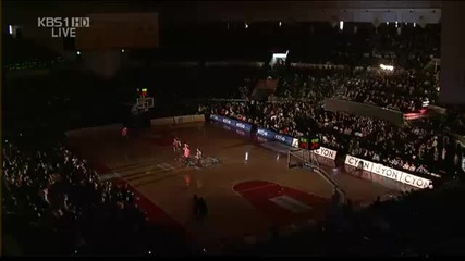 [090201] Shinee - Love Like Oxygen & Amigo @ Kbs 2009 Dongbu Pro Basketball