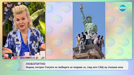 Индиец строи Статуята на свободата на покрива си, след като САЩ му отказаха виза - „На кафе“