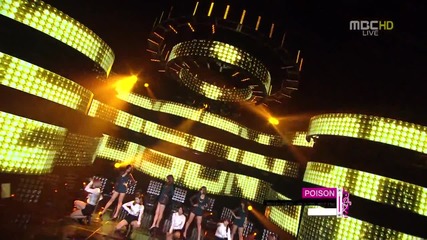 (hd) Secret - Poison ~ Music Core (06.10.2012)