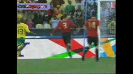 Spain vs South Africa 0 - 1