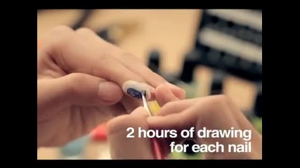 Анимация с коли върху нокти • Реклама на Kia Picanto •