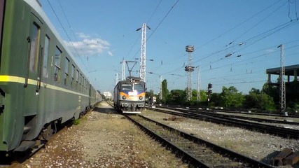 40 0367.9 преминава транзит през Гара София.