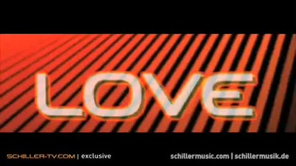 schiller live screen - footage let me love you 