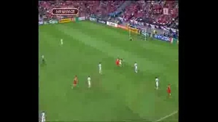 Euro 2008 - Чехия - Швейцария Първите 10 минути от мача