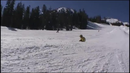 6 Year Old Snowboarding 