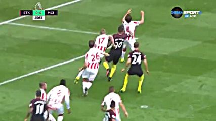 Стоук Сити - Манчестър Сити 1:4, Висша лига, 2-и кръг