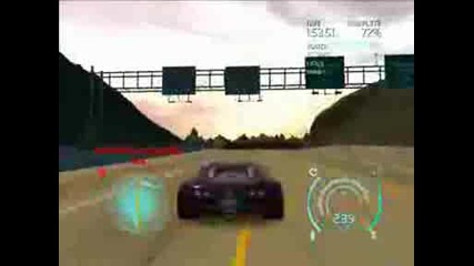 Bugatti Veyron Ускорява Като Самолет На Nfs Undercover