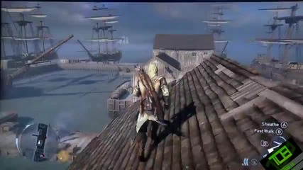 Assassin's Creed Iii - E3 2012 Wii U Marketplace Massacre Gameplay