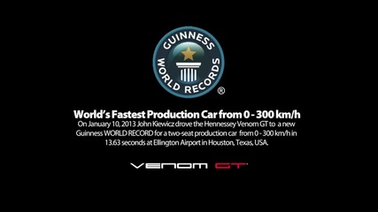 Най-бързият автомобил в света от 0-300 км/ч