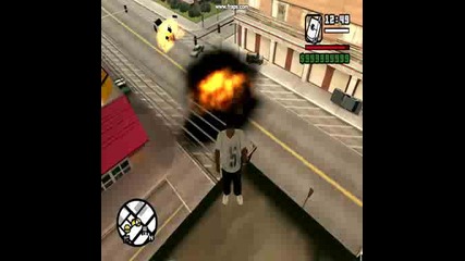 малка експлозиика в Gta:sa