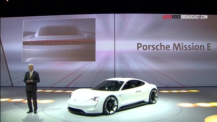 2016 Porsche Mission - E concept - World Debut - Live - Frankfurt 2015
