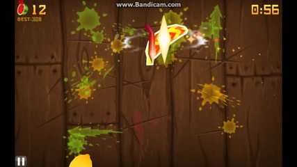 Fruitninja gameplay with ghost and gray ep1