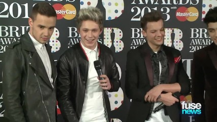 One Direction Backstage @ Brit Awards 2013 Talk _one Way Or Another_