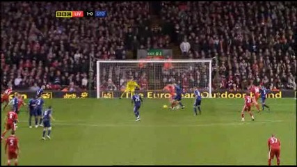 2011 - 02 - 02 Liverpool vs Stoke 1 - 0 Meireles (47) 