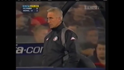 2002 Feyenoord Holland 2 Newcastle England 3 Champions League