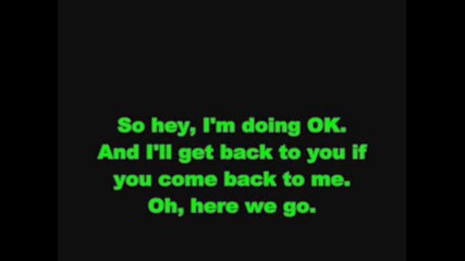 bowling for soup - if you come back to me