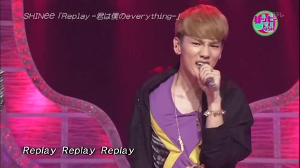 Shinee - Replay @ Ntv Happy Music