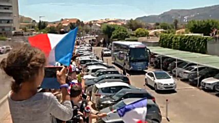 Франция е вече в Марсилия за полуфинала с Германия