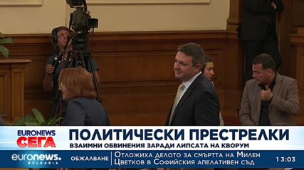 Липса на кворум и поредно провалено заседание на парламента в деня след вота на недоверие
