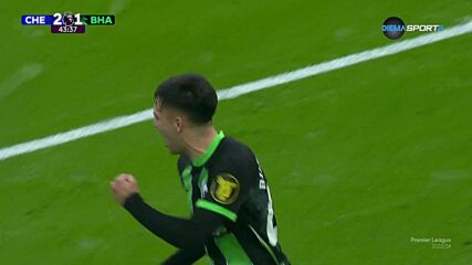 Brighton and Hove Albion with a Goal vs. Chelsea