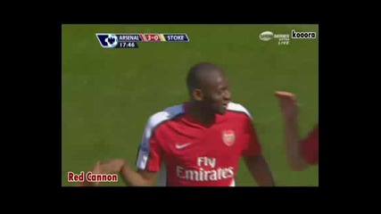 Arsenal - Stoke City 3 - 0 Diaby 18 min. 24.05.2009