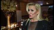 Vesna Zmijanac na snimanju DM SAT ng programa - Intervju - Exkluziv - (TV Prva 28.11.2014.)